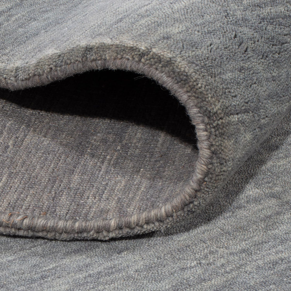 Gabbeh Teppich - Loribaft Indus quadratisch  - 250 x 250 cm - hellgrau