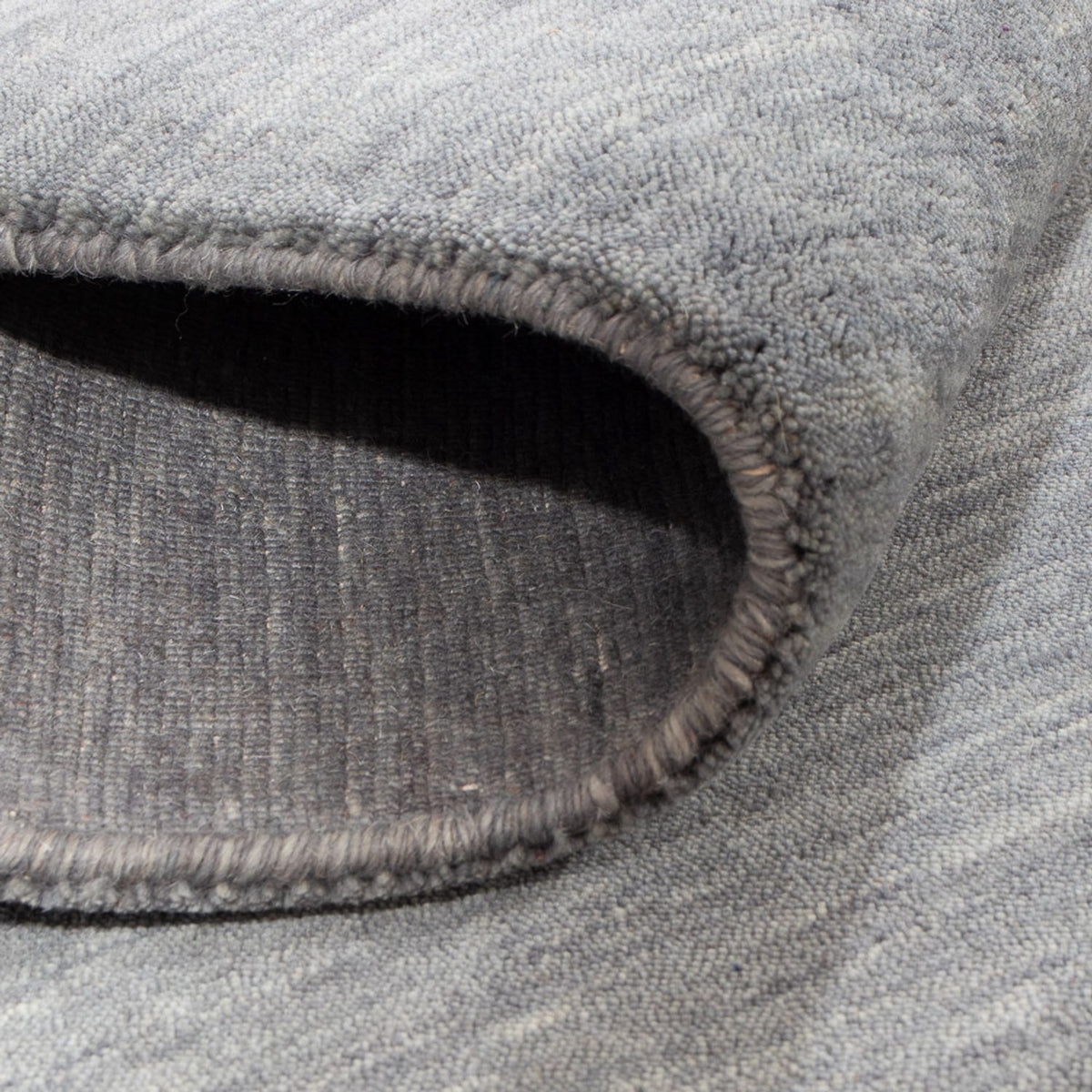 Gabbeh Teppich - Loribaft Indus quadratisch  - 200 x 200 cm - hellgrau