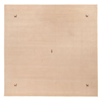 Gabbeh Teppich - Softy quadratisch  - 250 x 250 cm - beige