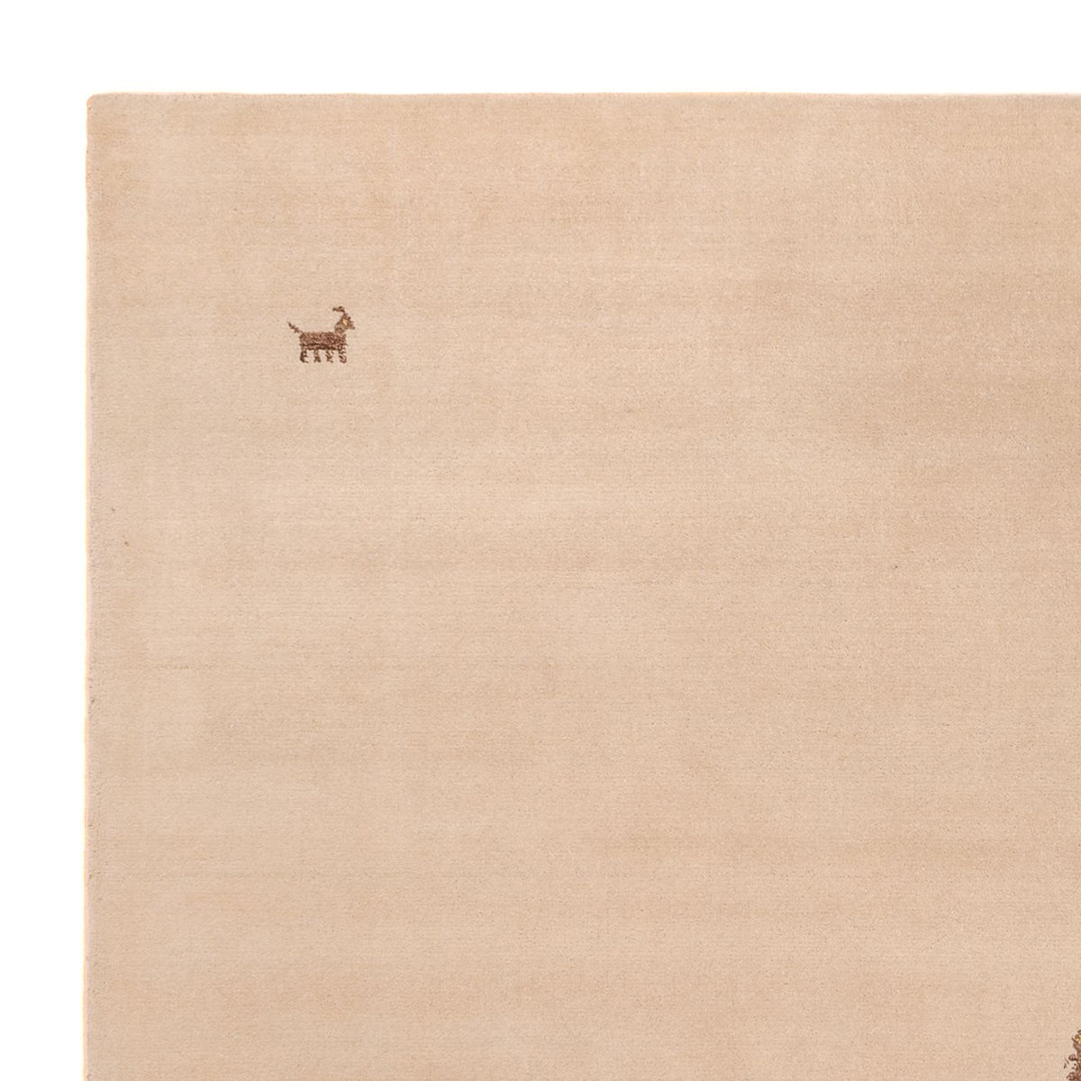 Gabbeh Teppich - Softy quadratisch  - 250 x 250 cm - beige