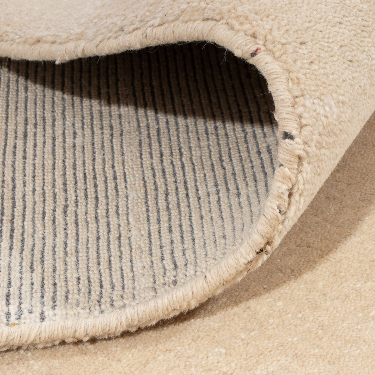 Gabbeh Teppich - Softy quadratisch  - 250 x 250 cm - beige