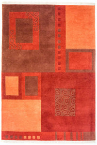 Nepal Teppich 185 x 131 cm - mehrfarbig