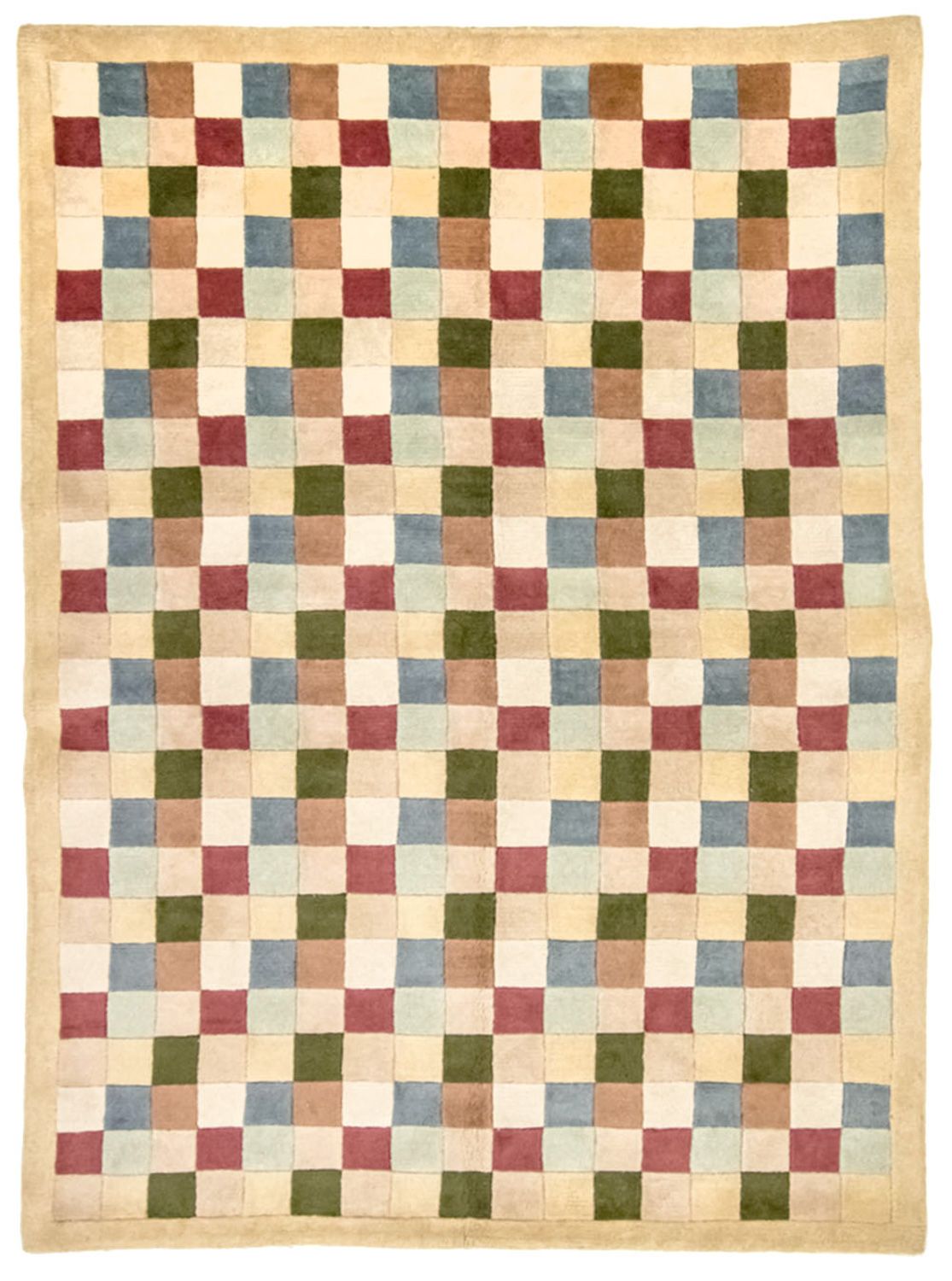 Nepal Teppich 220 x 160 cm - bunt