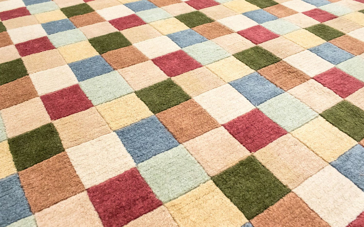 Nepal Teppich 220 x 160 cm - bunt