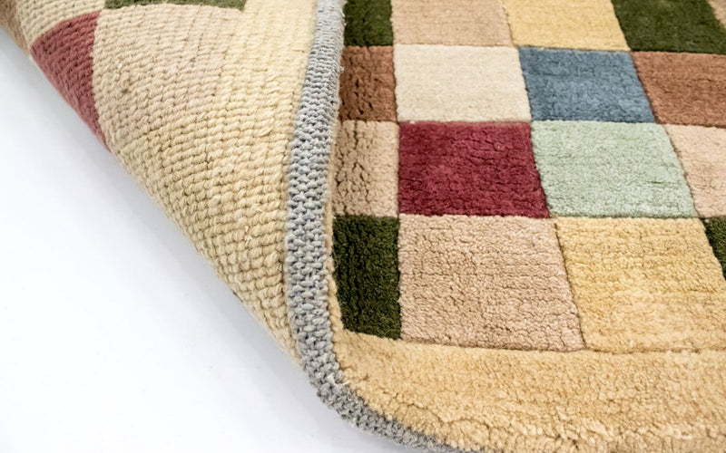 Nepal Teppich 220 x 160 cm - bunt