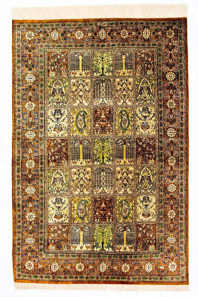 Ghom - Seide Teppich 101x152cm - Perserteppich