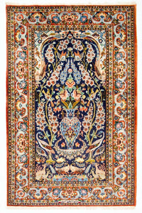 Perserteppich - Isfahan - Premium 160 x 106 cm Teppichbrücke