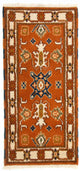 Orientteppich 126 x 62 cm - rost