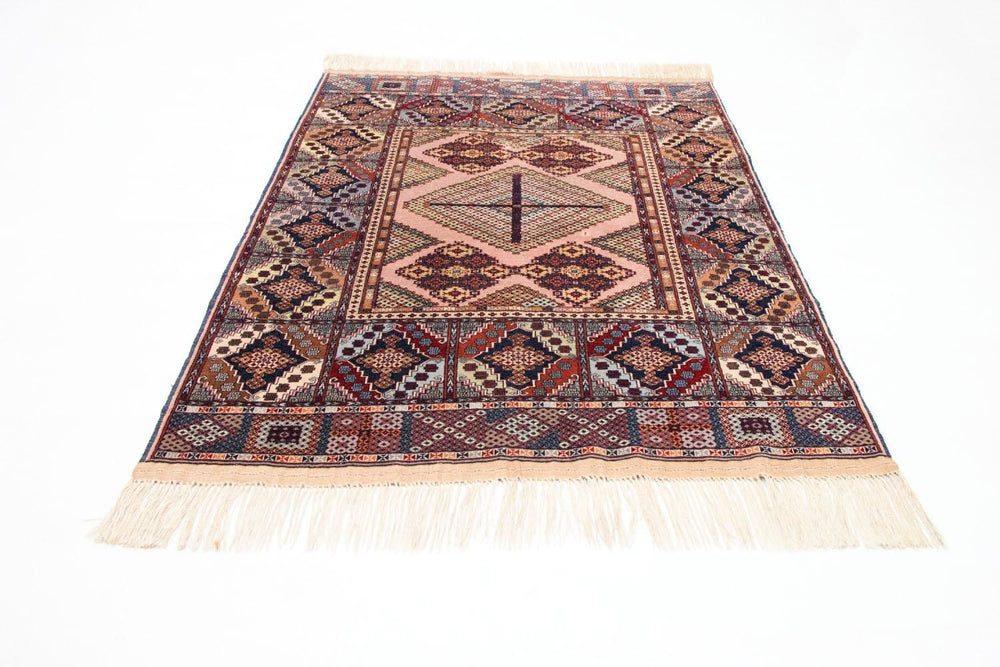 Afghan Teppich 140 x 120 cm Teppichbrücke