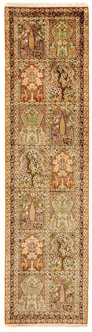 Seidenteppich - Kaschmir Seide 313 x 82 cm Teppich Läufer