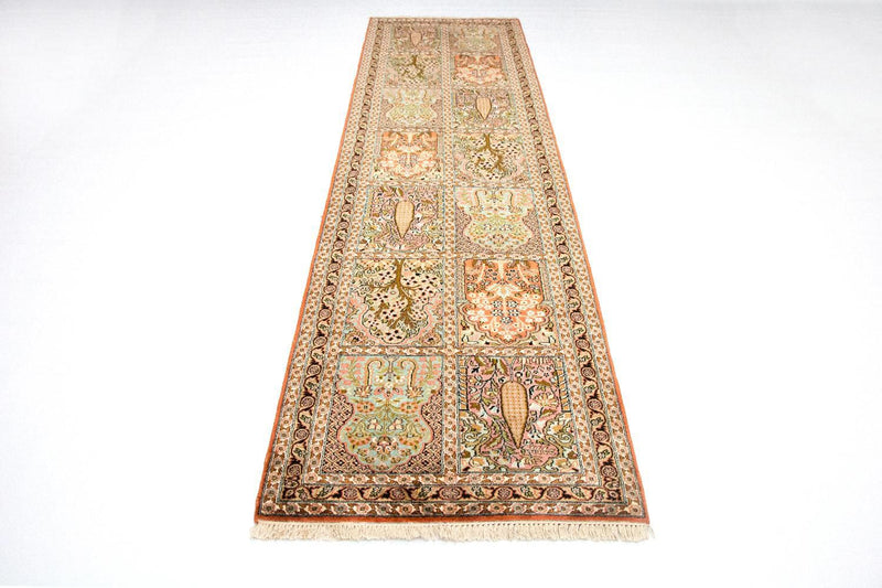 Seidenteppich - Kaschmir Seide 313 x 82 cm Teppich Läufer
