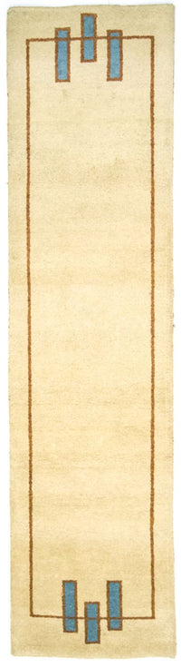Gabbeh Teppich - Indus 298 x 80 cm - beige