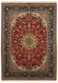 Perserteppich - Isfahan - Premium 224 x 157 cm Wohnzimmer Teppich