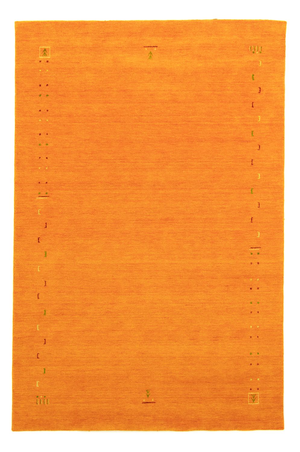Gabbeh Teppich - Indus 200 x 200 cm - orange