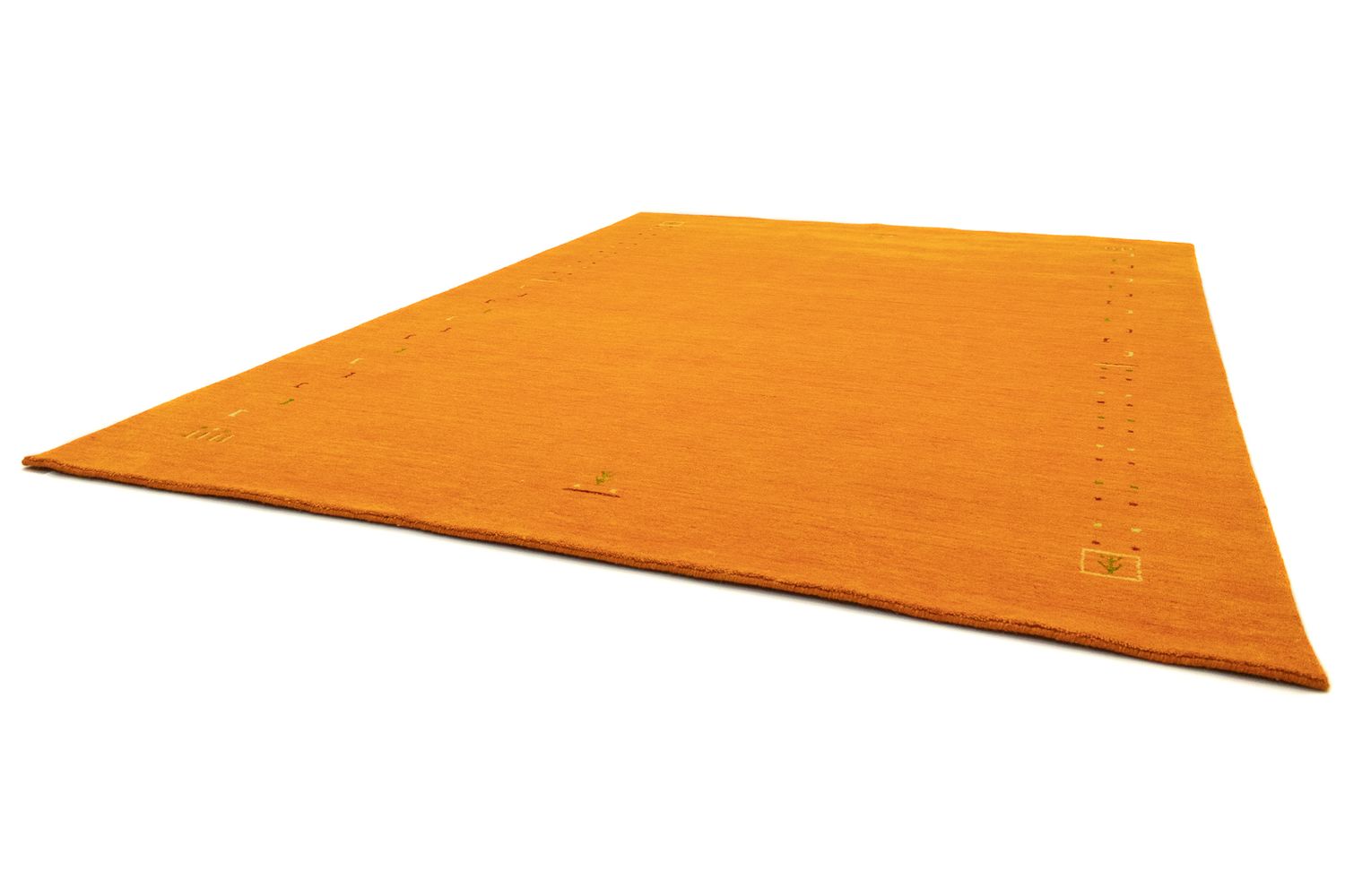 Gabbeh Teppich - Indus 200 x 200 cm - orange