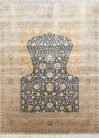 Designer Teppich - 300 x 240 cm - mehrfarbig