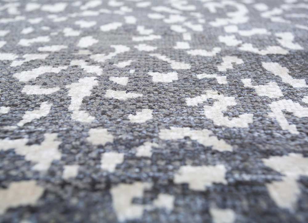 Designer Teppich - 90 x 60 cm - grau