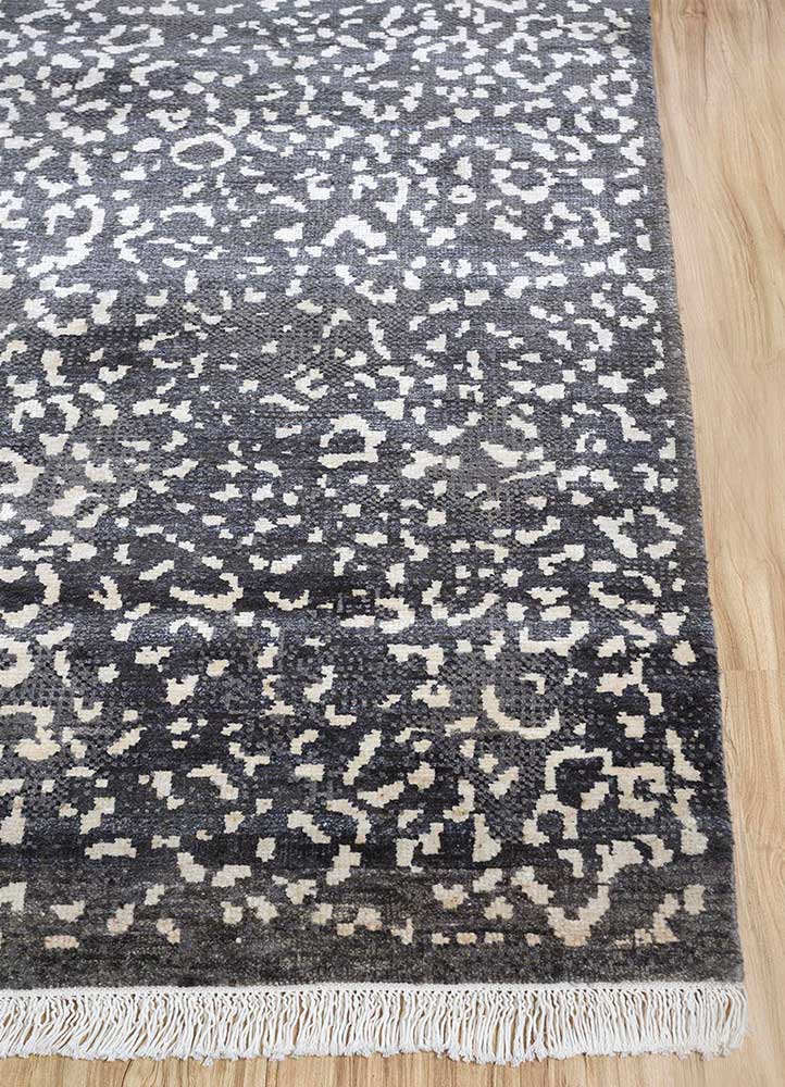 Designer Teppich - 90 x 60 cm - grau