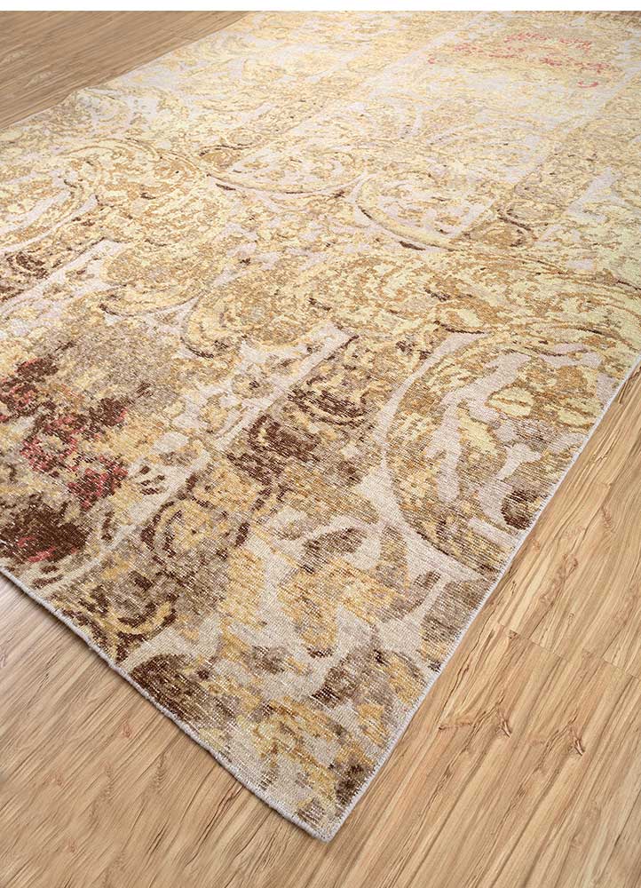 Wollteppich - 420 x 300 cm - beige