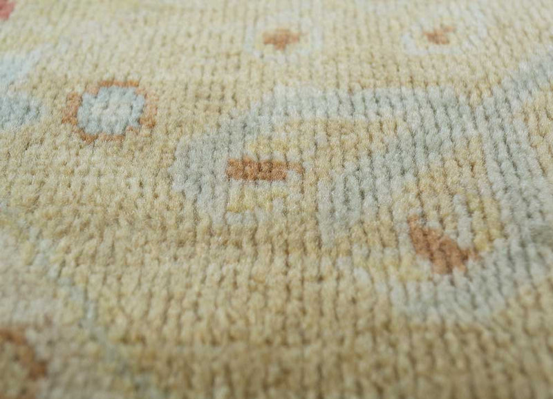 Wollteppich - 120 x 60 cm - gold