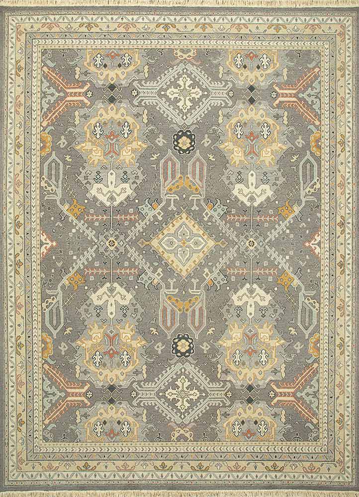 Wollteppich - 90 x 60 cm - olivgrün