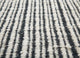 Sisalteppich - 240 x 150 cm - schwarz-weiß
