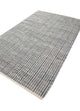 Sisalteppich - 240 x 150 cm - schwarz-weiß