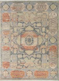 Wollteppich - 360 x 270 cm - grün