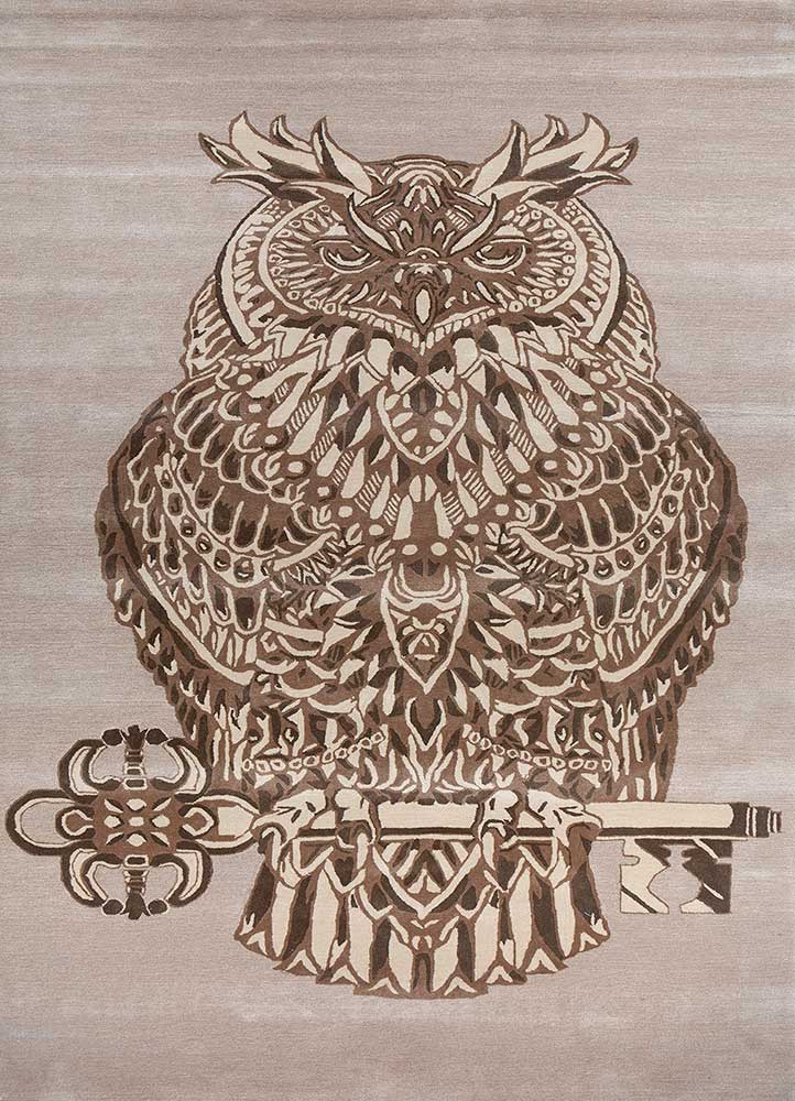 Wollteppich - 360 x 195 cm - creme