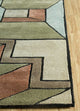 Wollteppich - 240 x 180 cm - grün
