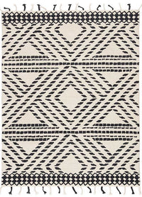 Wollteppich - 300 x 240 cm - schwarzgrün