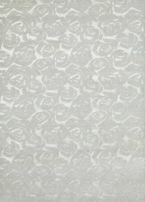 Wollteppich - 240 x 120 cm - hellgrau