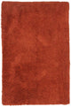 Hochflor Teppich 215 x 155 cm - rost