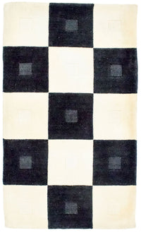 Wollteppich 150 x 90 cm Teppichbrücke