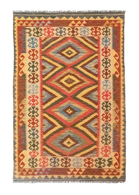 Kelim Teppich - Splash 207 x 139 cm - mehrfarbig