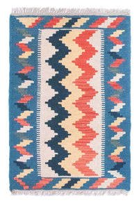 Kelim Teppich - Splash 91 x 61 cm - mehrfarbig