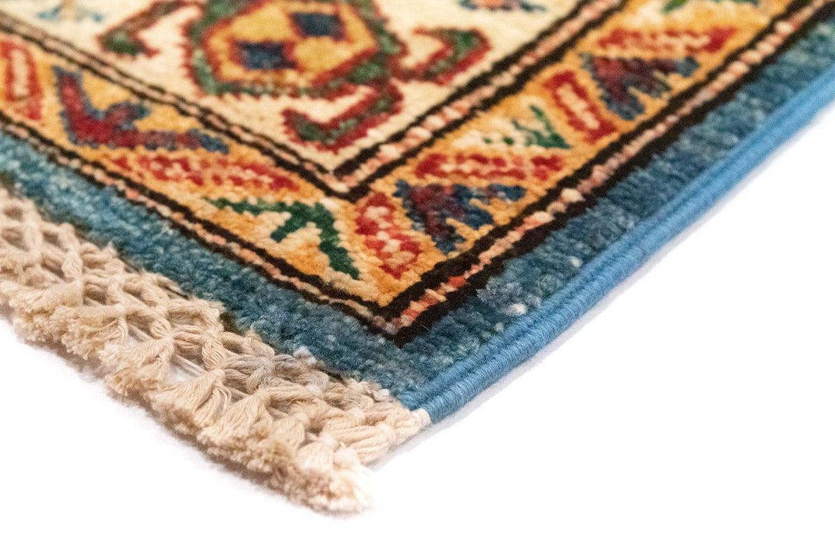 Ziegler Teppich - Kazak 212 x 79 cm - hellblau