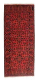 Afghan Teppich - Kunduz 189 x 75 cm - rot