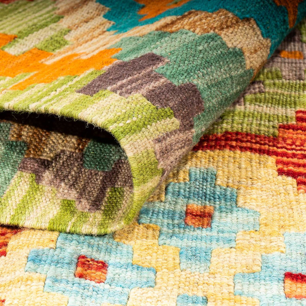 Kelim Teppich - Splash 205 x 155 cm