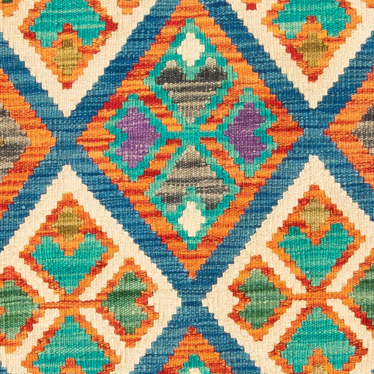 Kelim Teppich - Splash 115 x 92 cm