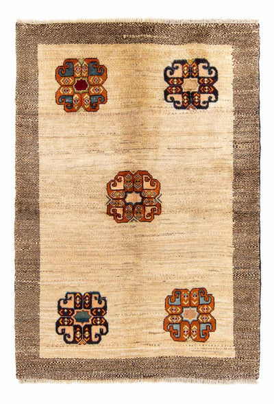 Gabbeh Persisch Teppich 128x192cm - Perserteppich Wollteppich