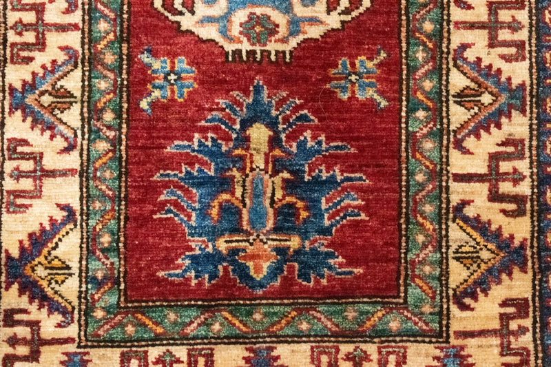 Ziegler Teppich - Kazak 96 x 62 cm - rot