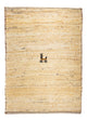 Gabbeh Teppich - Loribaft Perser 60 x 40 cm - beige
