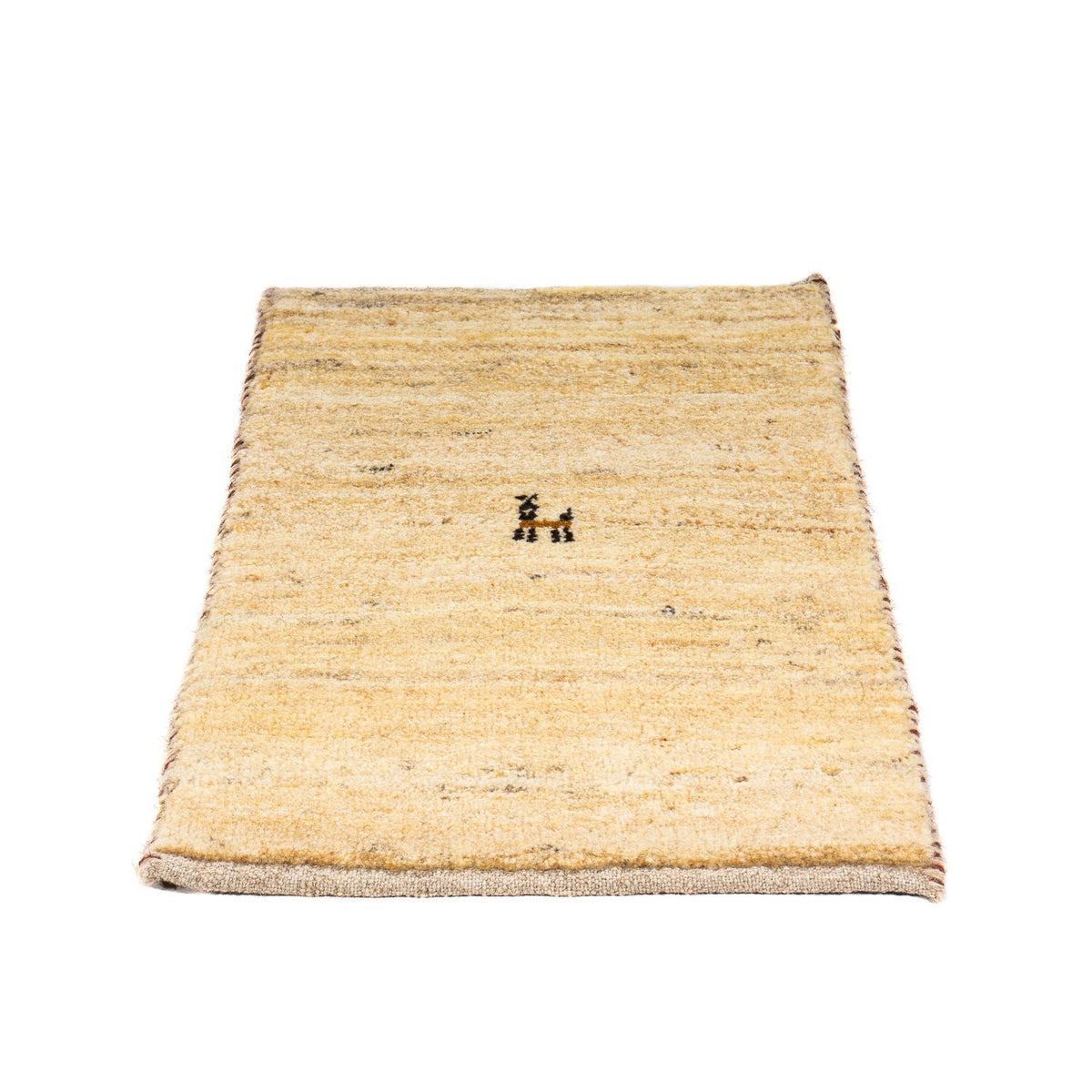 Gabbeh Teppich - Loribaft Perser 60 x 40 cm - beige