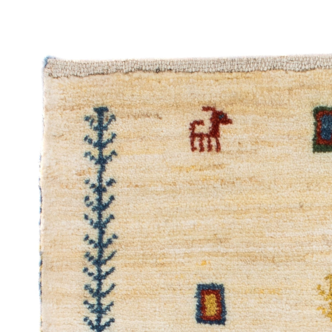Loribaft Teppich Perser 87x51cm - Perserteppich Wollteppich