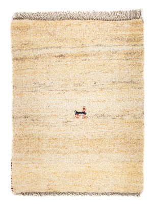 Gabbeh Teppich - Loribaft Perser 60 x 40 cm - beige