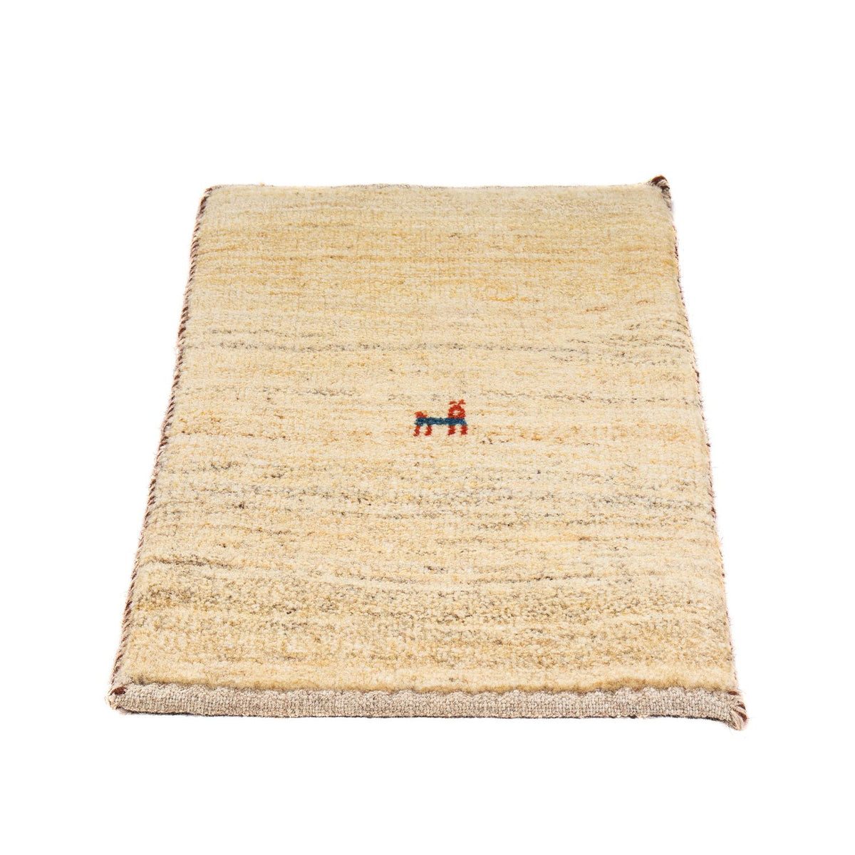 Gabbeh Teppich - Loribaft Perser 60 x 40 cm - beige