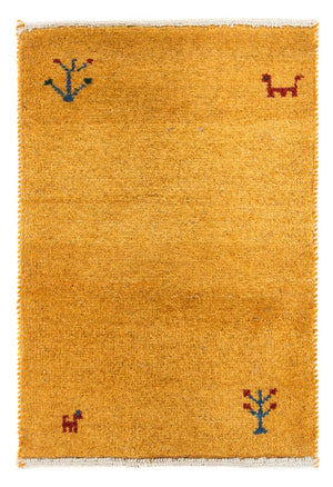 Gabbeh Teppich - Loribaft Perser 60 x 40 cm - orange