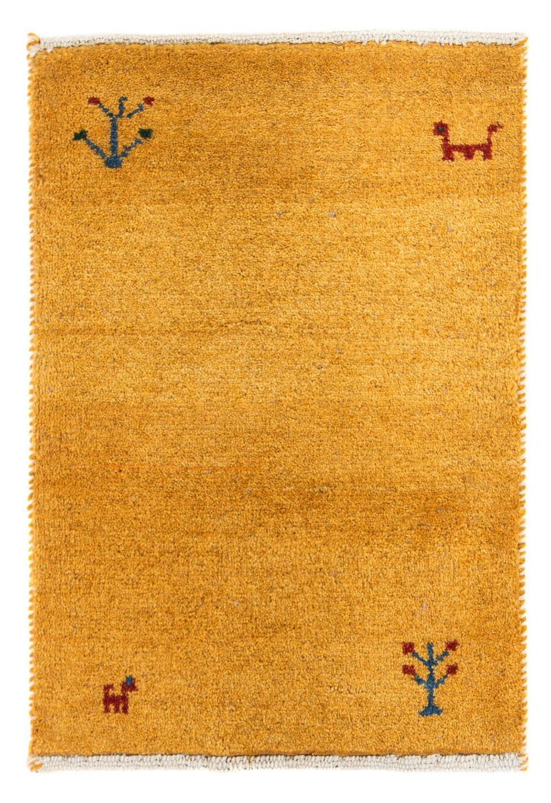 Gabbeh Teppich - Loribaft Perser 60 x 40 cm - orange