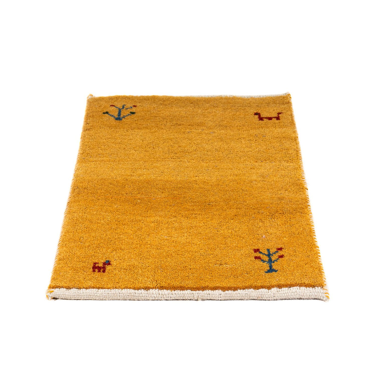Gabbeh Teppich - Loribaft Perser 60 x 40 cm - orange